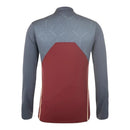 Jaqueta Corta-Vento São Paulo 25/26 - Masculina New Balance - Cinza com detalhes em vermelho