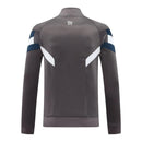 Jaqueta Corta-Vento Real Madrid 25/26 - Masculina Adidas - Cinza