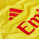 Camisa Arsenal Goleiro 25/26 - Torcedor Adidas Masculina - Amarela com detalhes em vermelho