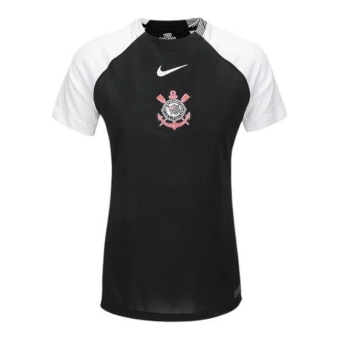 Camisa Corinthians II 25/26 - Torcedor Nike Feminina - Preta e branca