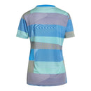 Camisa Real de Madrid Pré-jogo 25/26 - Torcedor Adidas Feminina - Azul