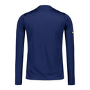 Camisa Atlético de Madrid Pré-jogo II 25/26 manga longa - Torcedor Nike Masculina - Azul e amarela