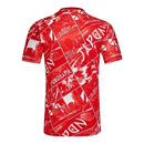 Camisa River Plate Pré-jogo 25/26 - Torcedor Adidas Masculina - Vermelha e branca