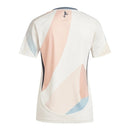 Camisa Seleção Espanha Eurocopa II 25/26 - Torcedor Adidas Feminina - Branca com detalhes em rosa e azul