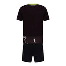 Kit Infantil Al-Ahly II 25/26 - Adidas - Preto com detalhes em amarelo