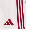 Short Short Al-Ahly I 25/26 - Masculino Adidas - Branco com detalhes em vermelho