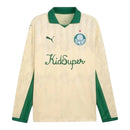 Camisa Palmeiras Edição especial Mundial de Clubes 25/26 manga longa - Torcedor Puma Masculina - Bege e verde