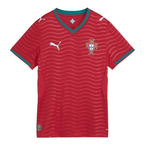 Camisa Seleção Portugal I 26/27 - Torcedor Puma Feminina - Vermelha