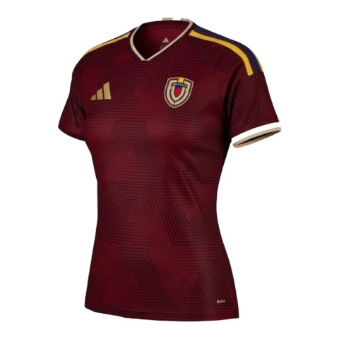 Camisa Seleção Venezuela I 26/27 - Torcedor Adidas Feminina - Bordô