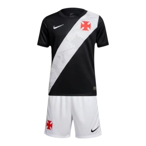 Kit Infantil Vasco da Gama I 26/27 - Nike - Preto