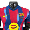 Camisa Barcelona IV 25/26 - Jogador Nike Masculina - Azul e vermelha