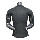 Camisa Real Madrid Pré-jogo Marvel Avengers 25/26 - Jogador Adidas Masculina - Preta com detalhes em branco e amarelo