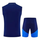 Kit Treino adulto - Camisa e Shorts - Seleção Colômbia Adidas 26/27 - Azul