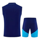Kit Treino adulto - Camisa e Shorts - Seleção Espanha Adidas 26/27 - Azul