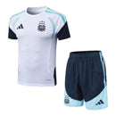Kit Treino adulto - Camisa e Shorts - Seleção Argentina Adidas 26/27 - Branco e azul