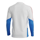 Camisa Seleção Colômbia Treino 26/27 manga longa - Torcedor Adidas Feminina - Branca com detalhes em azul e amarelo
