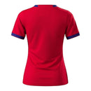 Camisa Seleção Noruega I 25/26 - Torcedor Nike Feminina - Vermelha com detalhes em azul