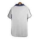 Camisa Retrô Real Madrid I 00/01 - Masculina Adidas - Branca com detalhes em azul