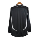 Camisa Retrô Real Madrid 06/07 manga longa - Masculina Adidas - Preta com detalhes em branco