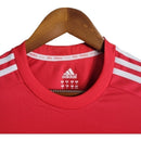 Camisa Retrô Real Madrid II 11/12 manga longa - Masculina Adidas - Vermelha com detalhes em branco