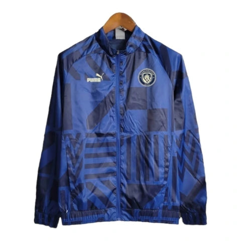 Jaqueta Corta-Vento Manchester City 23/24 - Masculina Puma - Azul