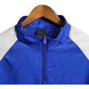 Jaqueta Corta-Vento Arsenal 23/24 - Azul com detalhes em branco e verde e vermelho