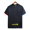 Camisa Barcelona 23/24 Polo - Torcedor Nike Masculina - Preta com detalhes em azul e vermelho