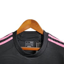 Camisa Inter Miami II 23/24 manga longa - Torcedor Adidas Masculina - Preta com detalhes em rosa