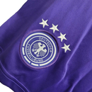 Short Seleção da Alemanha II 24/25 - Masculino Adidas - Roxo com detalhes em rosa