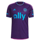 Camisa Charlotte FC II 24/25 - Torcedor Adidas Masculina - Roxa com detalhes em azul e rosa