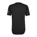 Camisa Houston Dynamo II 23/24 - Torcedor Adidas Masculina - Preta com detalhes em cinza e laranja