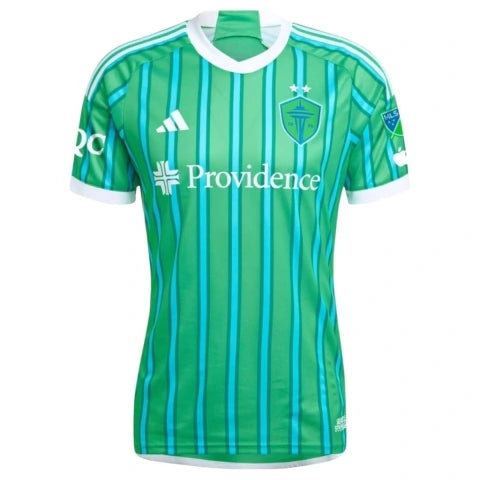 Camisa Seattle Sounders I 25/26 - Torcedor Adidas Masculina - Verde com detalhes em branco