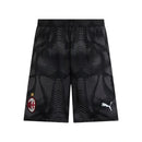 Shorts AC Milan Goleiro 24/25 - Masculino Puma - Preto com detalhes em cinza