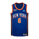 Camiseta Regata NBA New York Knicks 23/24 - Masculina Nike - Azul e laranja