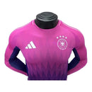 Camisa Seleção da Alemanha II 24/25 manga longa - Jogador Adidas Masculina - Rosa com detalhes em roxo
