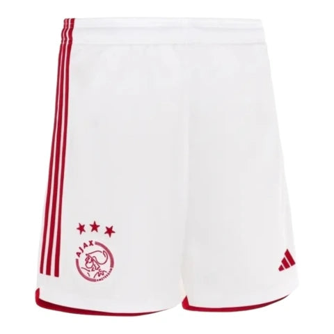 Short Ajax I 23/24 - Masculino Adidas - Branco e vermelho