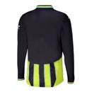 Camisa Manchester City II 24/25 manga longa - Torcedor Puma Masculina - Preta e amarela com detalhes em azul