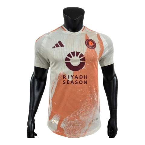 Camisa Roma II 24/25 - Jogador Adidas Masculina - Azul com detalhes em amarelo e vermelho