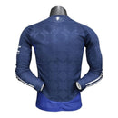 Camisa Manchester United II 24/25 manga longa - Jogador Adidas Masculina - Azul