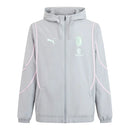Jaqueta Corta-Vento AC Milan III 24/25 - Masculina Puma - Cinza com detalhes em rosa