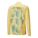 Camisa Manchester City Pré-jogo Fourth 24/25 manga longa - Torcedor Puma Masculina - Amarela com detalhes em cinza