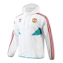 Jaqueta Corta-Vento Manchester United Treino 23/24 - Masculina Adidas - Branca
