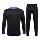 Conjunto Paris Saint-Germain Treino 24/25 - Masculino Jordan - Preto com detalhes em roxo