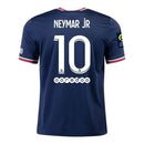 Camisa Retrô Paris Saint-Germain I 21/22 - Torcedor Jordan Masculina - Azul