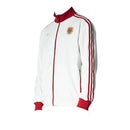 Jaqueta Corta-Vento Bayern de Munique Edição especial Aniversário de 125 anos 25/26 - Masculina Adidas - Branca com detalhes em vermelho