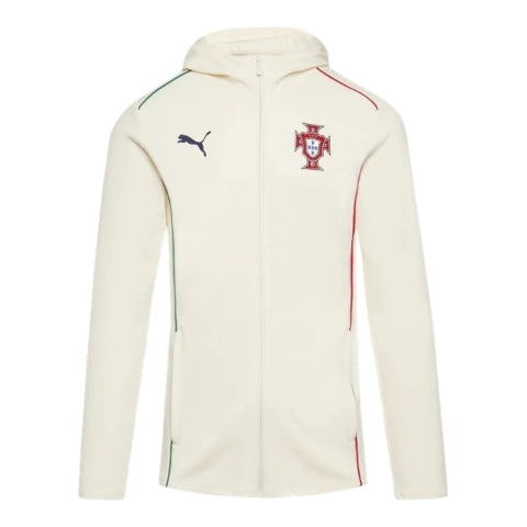 Jaqueta Corta-Vento Seleção Portugal 25/26 - Masculina Puma - Branca