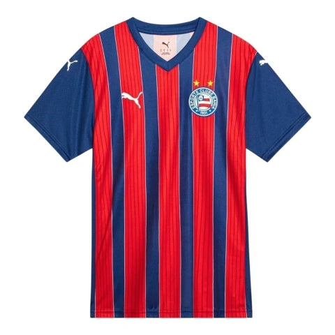 Camisa Bahia II 25/26 - Torcedor Puma Masculina - Azul e vermelha