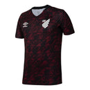 Camisa Athletico Paranaense Pré-jogo 25/26 - Torcedor Umbro Masculina - Vermelha com detalhes em preto