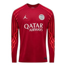 Camisa Paris Saint-Germain Fourth 25/26 manga longa - Torcedor Nike Masculina - Vermelha
