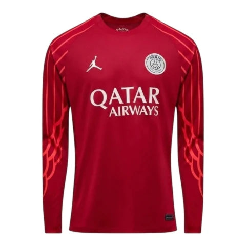 Camisa Paris Saint-Germain Fourth 25/26 manga longa - Torcedor Nike Masculina - Vermelha